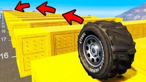 КАК ДАЛЕКО ЧИТЕРСКОЕ КОЛЕСО СМОЖЕТ ПРОЕХАТЬ ПО СЛОМАННОЙ ДОРОГЕ ЭКСПЕРИМЕНТ В ГТА 5 МОДЫ GTA 5 ИГРЫ