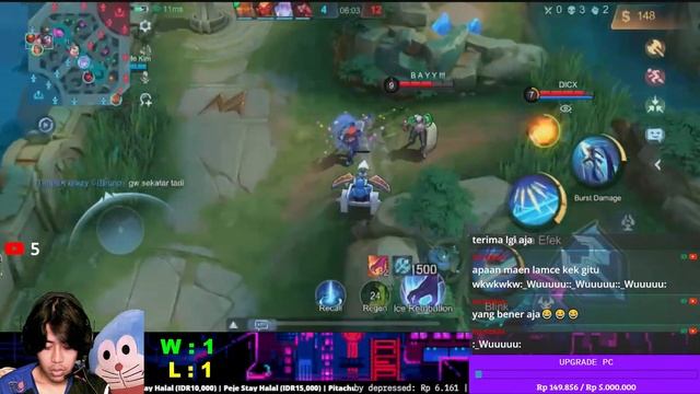 GW BENCI BANGET LOSE STREAK SUMPAH !! SINI GW GENDONG ? #mlbb #mobilelegends #live смотреть онлайн