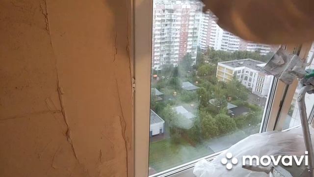 Штукатурка вокруг оконного проема