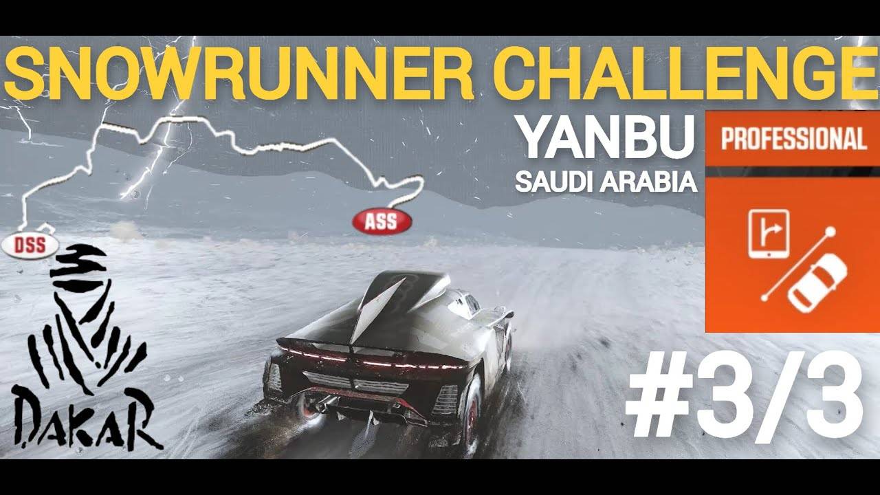 Dakar Desert Rally прохождение #4 Snowrunner challenge 3/3