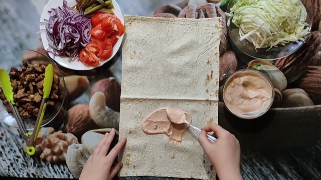 Домашняя шаурма со свининой. Легко, просто, вкусно!