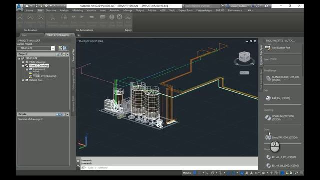 Plant 3D Creating a New Project Based on an Existing Project File смотреть онлайн