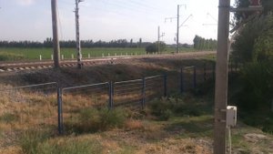 СКОРОСТНОЙ ПОЕЗД "АФРОСИАБ". СКОРОСТЬ 150 КМ/Ч.