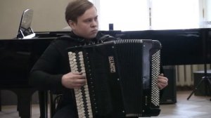 А. Холминов. Первая часть "Песня" из сюиты для баяна в четырёх частях.