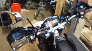 KTM 690 enduro r замена штатных зеркал на складывающиеся