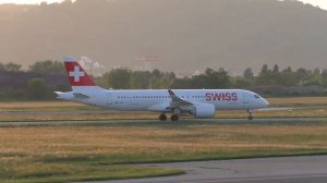 Swiss CS300 sunset landing at Graz Airport | HB-JCI