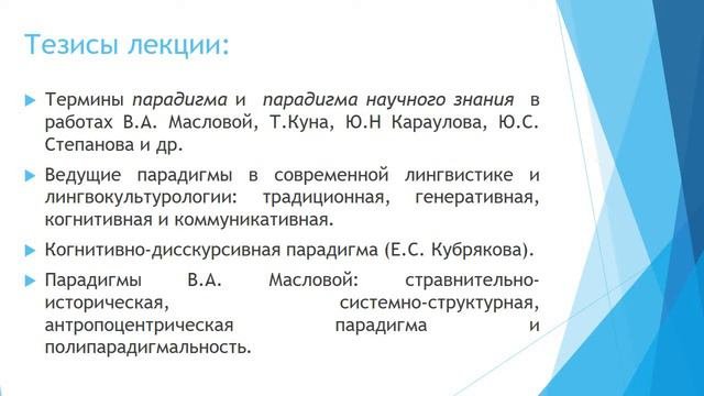 [SAMPLE] Когнитивная лингвистика в структуре антропоцентрического знания