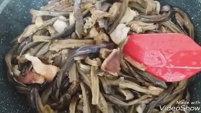 Салат из сушеных баклажан