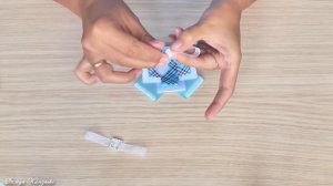 DIY / Галстук-брошь / Галстук из атласа, репса и органзы
