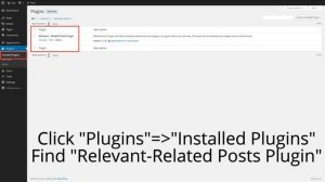 Relevant - Related Posts WordPress Plugin - Installation Tutorial