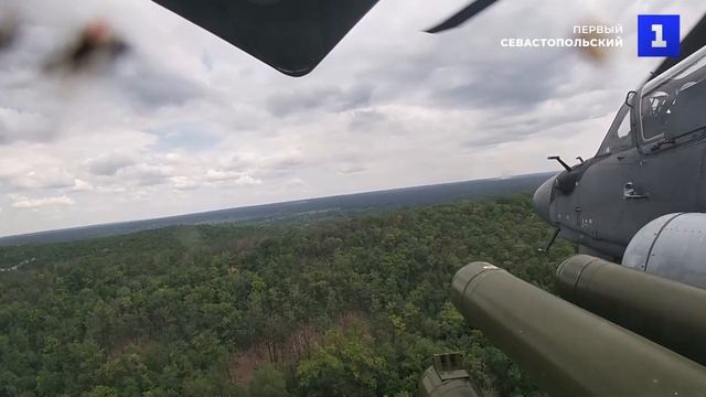 Поддержка с воздуха: вертолёты Ка-52 помогают армии России