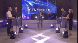 Олег Коваль и Алла Подтынная в передаче "Есть вопрос". 22.07.2022