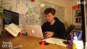 LIVE | 12-HOUR study with me ?? rain sounds & pomodoro timer 60 & 10