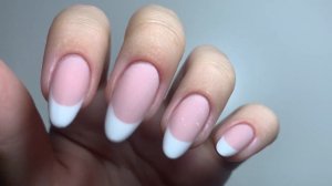 Выкладной френч на форму миндаль | Объемный дизайн ногтей цветок?