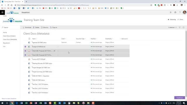 How to apply metadata to documents in SharePoint (3 options) смотреть онлайн