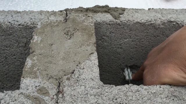 испытание в шлакоблоке часть  1