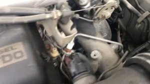 Запуск и работа ДВС 1KZTE Toyota Hilux Surf KZN185