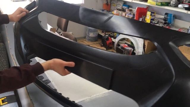 Обзор переднего бампера на Хендай Солярис смотреть онлайн