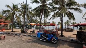 Отели пляжа Mae Ramphueng. Районг. Таиланд. Март 2023 год