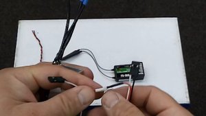 Подключение приёмника для телеметрии без датчика до 8.4 вольта.