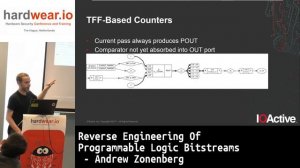 Hardwear.io 2017: Reverse Engineering Of Programmable Logic Bitstreams by Andrew Zonenberg