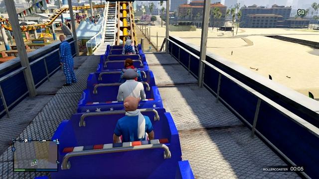GTA 5 Online Funny Moments! - Roller Coaster Glitch and Firework Launchers! (GTA 5 Independence Day смотреть онлайн