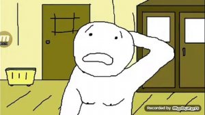 маленький мальчик решил посрать в окно.