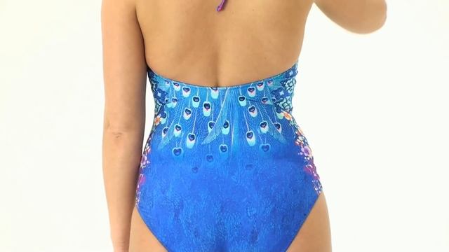 UK Swimwear - Gottex Exotic Peacock Swimsuit