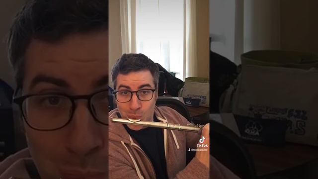 All 12 Major Scales in one breath on the flute! (part 1: 1 octave) 💨 #flute #breathingchallenge смотреть онлайн