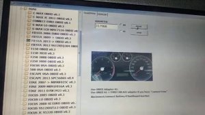 Carprog- Ford Focus 2 корректировка пробега.