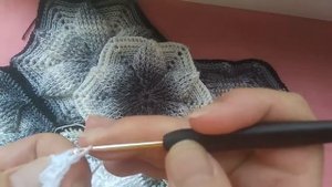 Как связать плед крючком из мотивов.Мастер класс.
