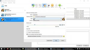 Create a VM from a VDI file in virtualbox