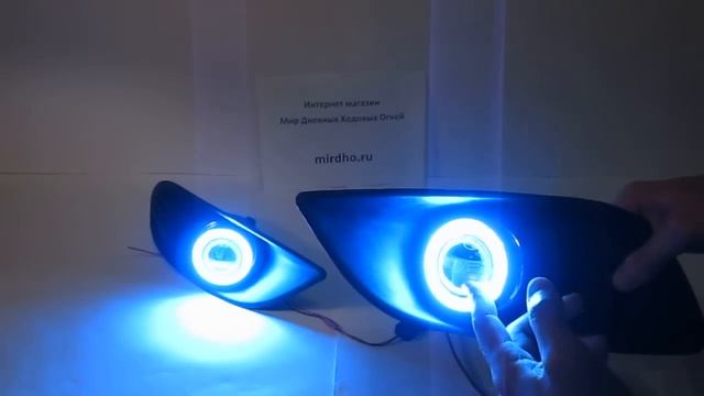 Линзованные противотуманные фары на Форд Фокус 2 рестаилинг 08-10 смотреть онлайн