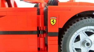 LEGO Creator Expert Ferrari F40 #10248 Speed Build & Review