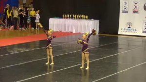 Cheerleading .Чир - фристайл - двойка дети-Дарья Рудова, Алина Гурова.