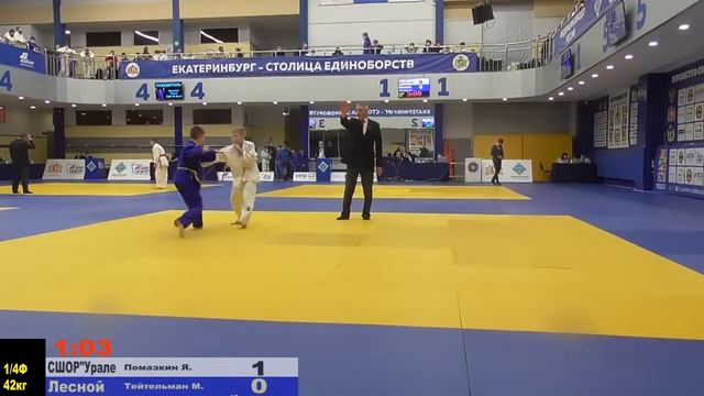 Татами 2 (16.01 10:00) ПCО по дзюдо среди юношей и девушек до 15 лет смотреть онлайн
