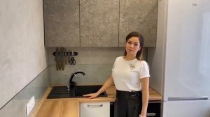 Видеообзор небольшой стильной кухни в хрущевке