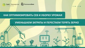 Как оптимизировать сев и уборку урожая: уменьшаем затраты и перестаем терять зерно