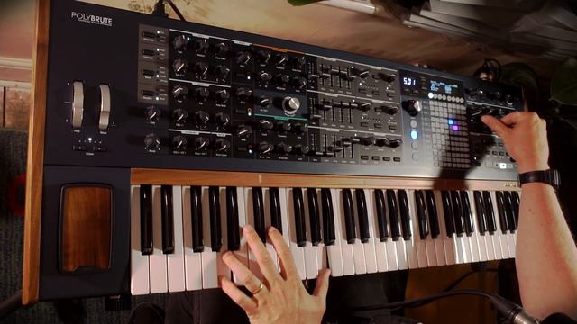 Simple Arturia PolyBrute patches sound amazing.