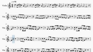 Violin Sheet Music: How to play Young Blood by Birdy