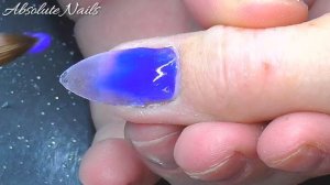 DEEP BLUE SILVER PARADISE ~ ACRYLIC NAILS | ABSOLUTE NAILS