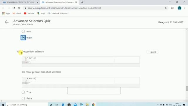 Introduction to CSS3 Coursera Quiz Answers |Answers of Coursera| All Quiz Answers