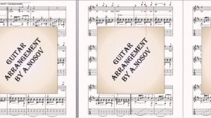 Город детства (муз.Ф.Миллера, сл.Р.Рождественского) Ноты для вокала и гитары