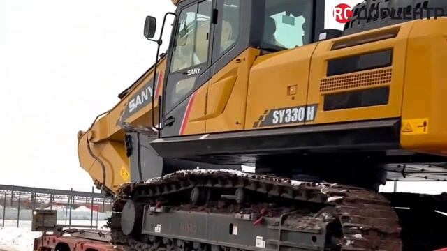 Два экскаватора SANY SY330H отгружены покупателю со склада в Казани смотреть онлайн