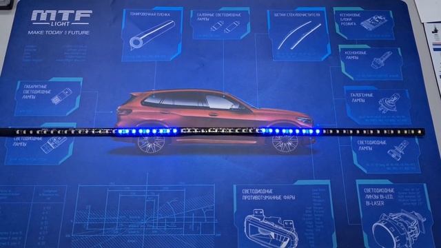 Вспышки. Бегущие огни красные и синие. смотреть онлайн