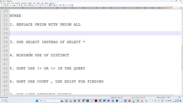 SQL Query Optimization | SQL Query Optimization and performance tuning