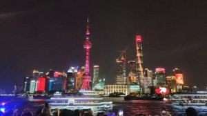 Световое Шоу в Шанхае - 70 лет КНР