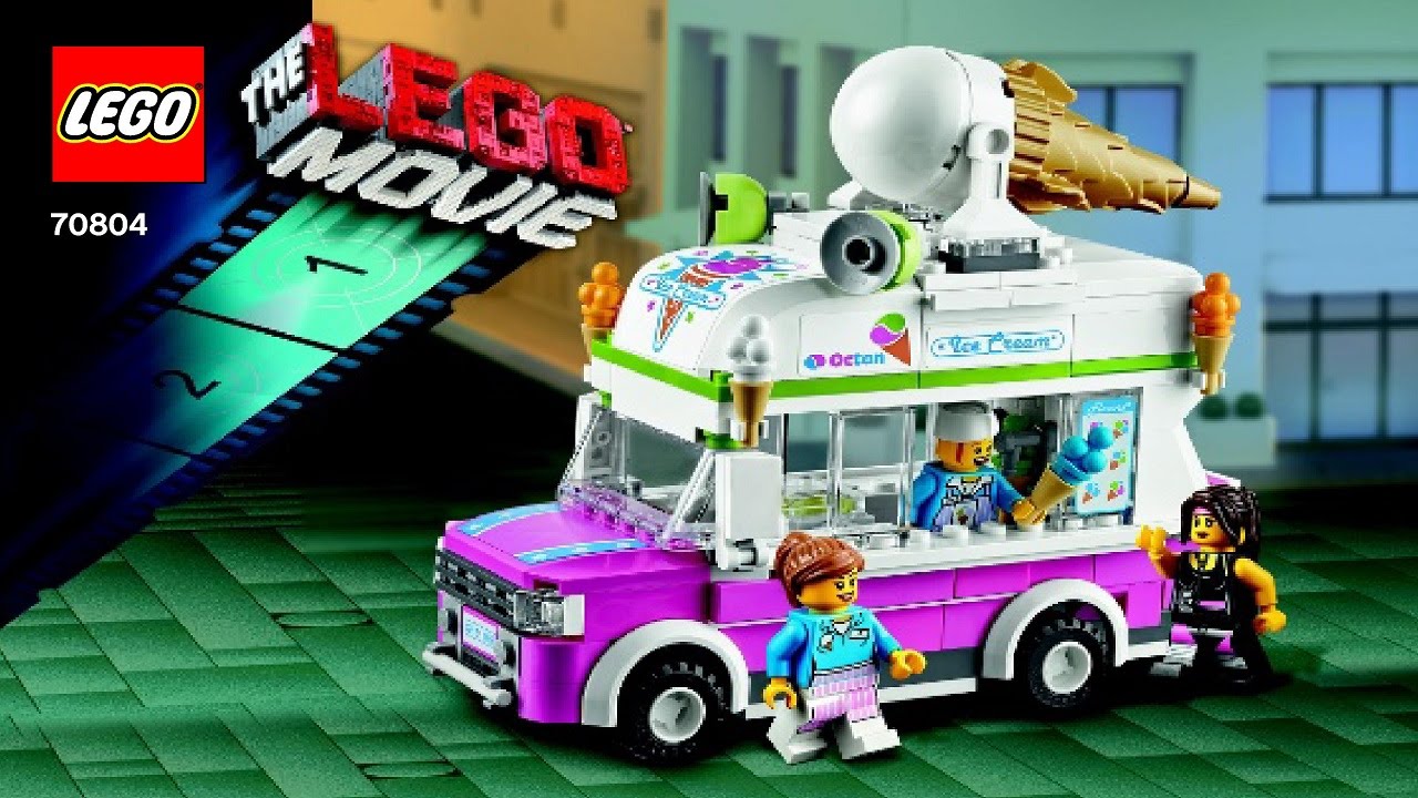 Фургон для мороженого Lego Movie 70804 - Скоростная сборка Lego ...
