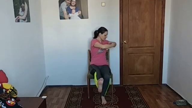 Тренировка со стулом на все тело. Бодифлекс плюс силовая нагрузка. Bodyflex