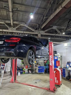 Замена масла в АКПП BMW 7 G11 ZF 8ph75x